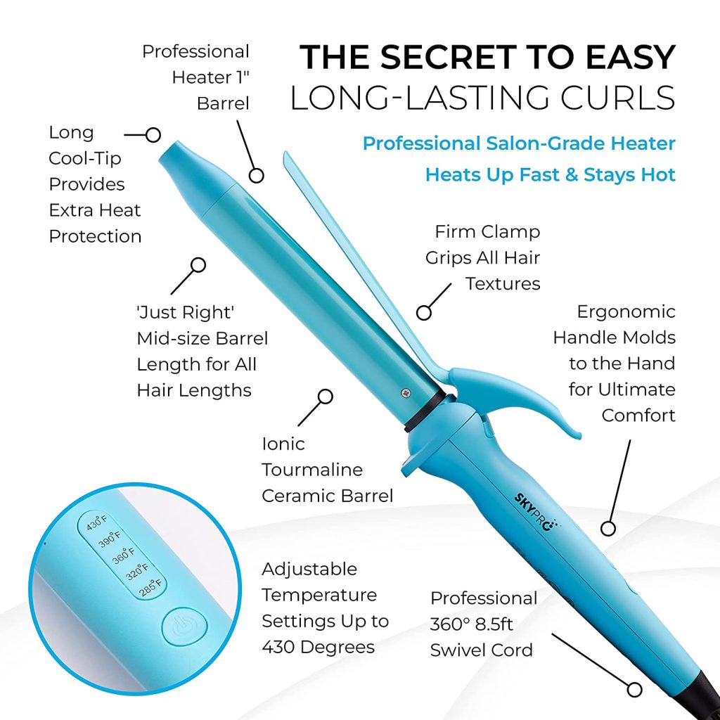 1" Ceramic Curling Iron - Image 7